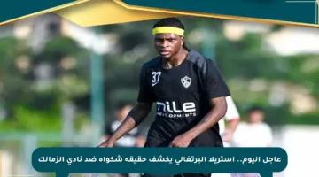 عاجل اليوم.. استريلا البرتغالي يكشف حقيقة شكواه ضد نادي الزمالك